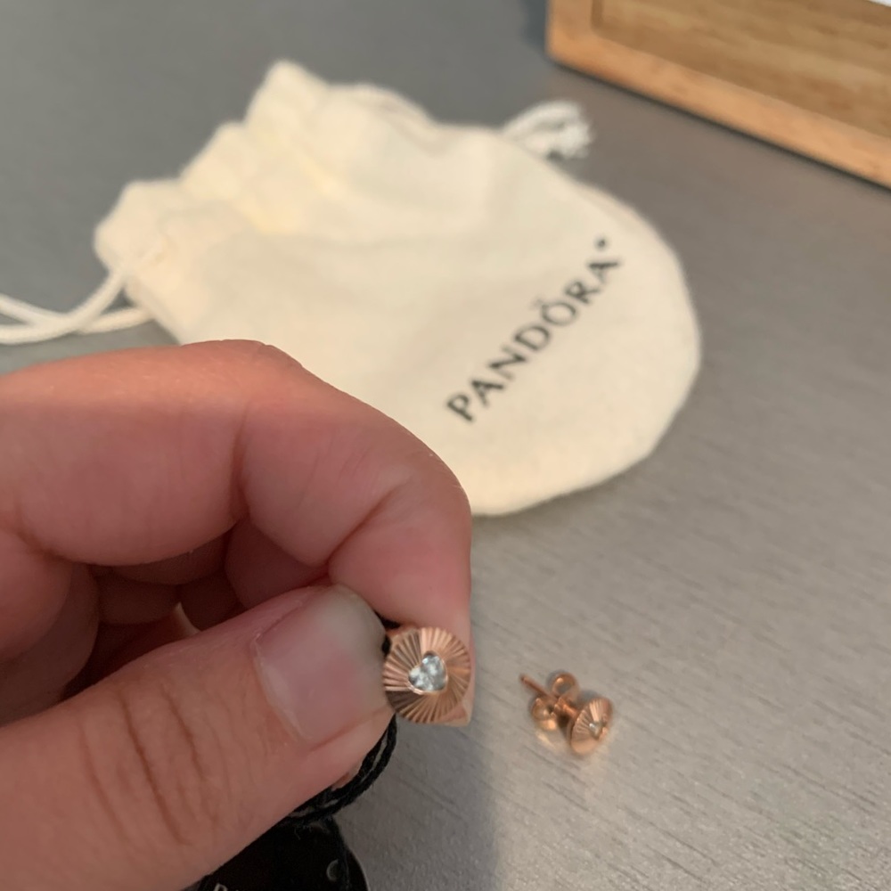 NEW Pandora stud earrings